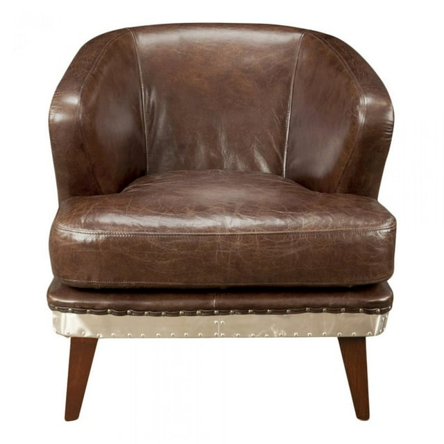 Moe's Home Collection Tryston Chaise de Club, Marron