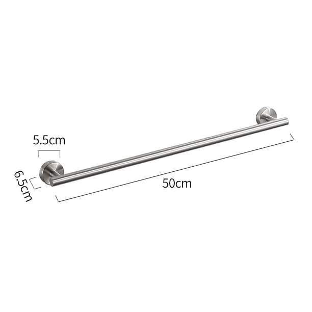Toallero de acero inoxidable, barra para toallas, gancho para baño, toallero negro, aro para toallas de baño