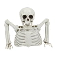 thumbnail image 2 of Halloween Decor, Halloween Skeleton Decorations, Groundbreaker Prop, 10X9 Inch White Torso Skeleton, Light Up Spooky Skeleton Tabletop Display for Indoor Party and Outdoor Lawn, 2 of 9