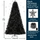 thumbnail image 3 of Árbol de Navidad KTKDE negro artificial de 2,3 m con 1450 puntas y más detalles, 3 of 8