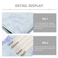 thumbnail image 2 of FRCOLOR 1 Set Passport Holder and Luggage Tag Set Decorative Passport Protection Cover Travel Accessory, 2 of 8