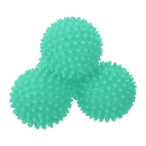 Uxcell 4pcs Reusable Laundry Dryer Balls for Fabric Softener Reduce Drying Time, Blue-green