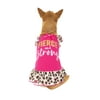 Vibrant Life "Fierce and Strong" Dog Dress, Pink, X-Small
