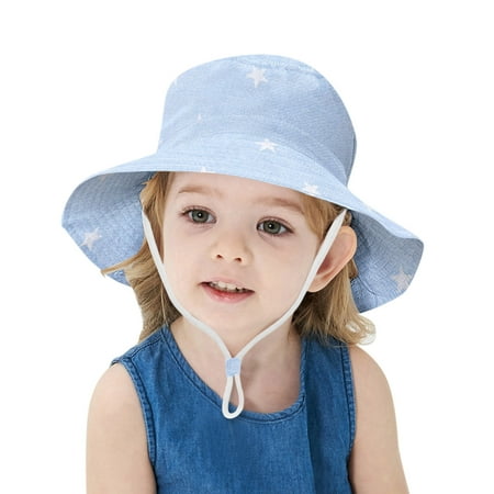 

Hat For Kids Kids Adjustable Chin Strap Sun Protection Hats Summer Spring Sun Hat Cute Cartoon Outdoor Beach Bucket Cap