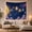 Cute Solar System, variant on Fiery Sun with Planets and Nebulas in Star Field, Dramatic Celestial Style for Space Lovers, Solar System Wall Art, Housewarming Gift, Tapestry Wall Hanging for Bedroom and Dorm