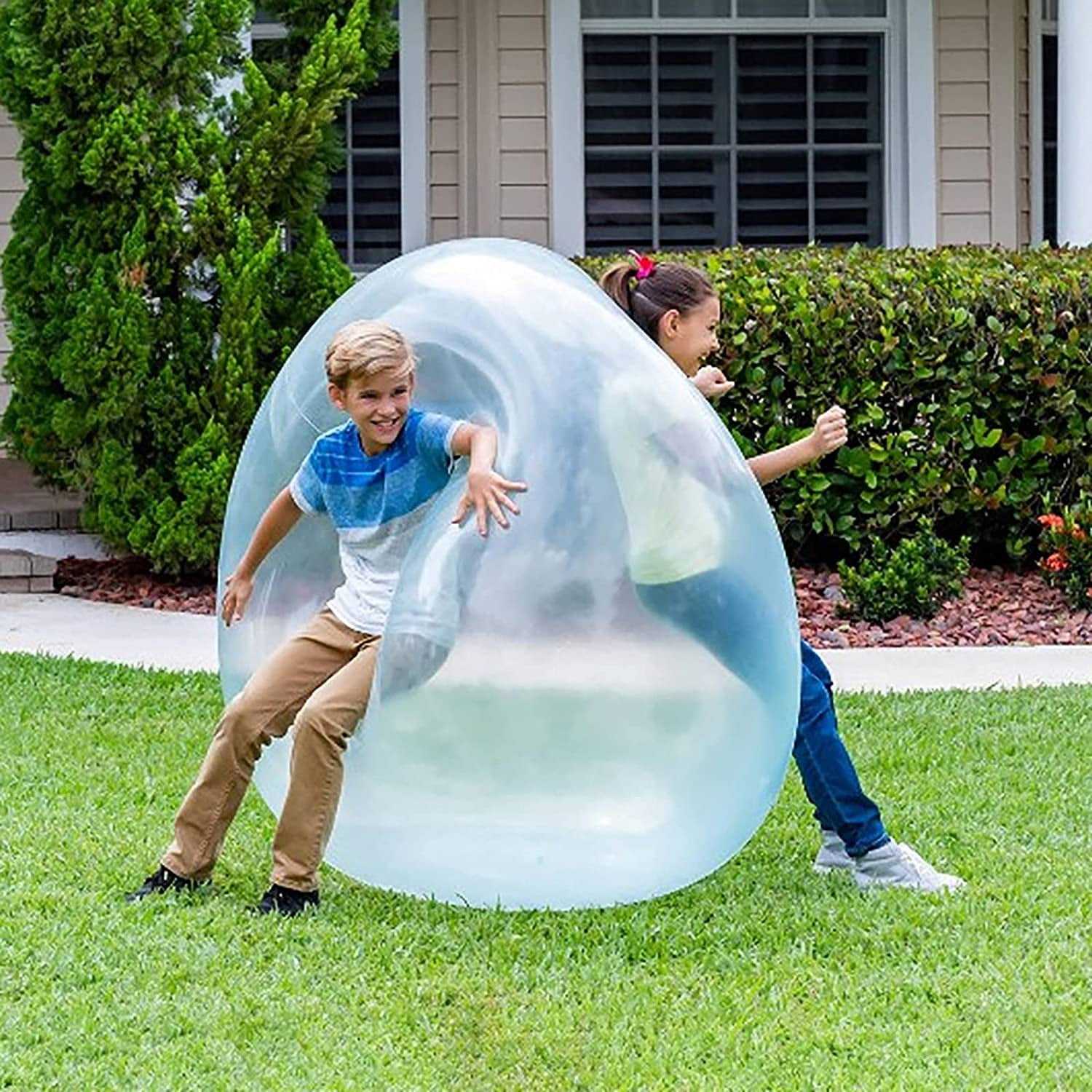 4 Color Bubble Ball Inflatable Fun Ball Amazing Super Wubble Bubble Ball Outdoor 