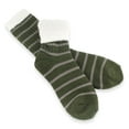 thumbnail image 2 of BambooMN Men's Cabin Double Layer Thick Soft Warm Fuzzy Comfy Home Socks - Style 01 - Extra Large - 1 Pair, 2 of 7