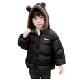 thumbnail image 3 of Splozh Boy's Winter Coat Waterproof Puffer Jacket Insulated Snow Jacket Hooded,Black 7-8 Years, 3 of 6