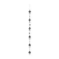 thumbnail image 1 of 76 Inch Metal Blue Green Hummingbird Rain Chain Decorative Bell Patio Decor Art, 1 of 3