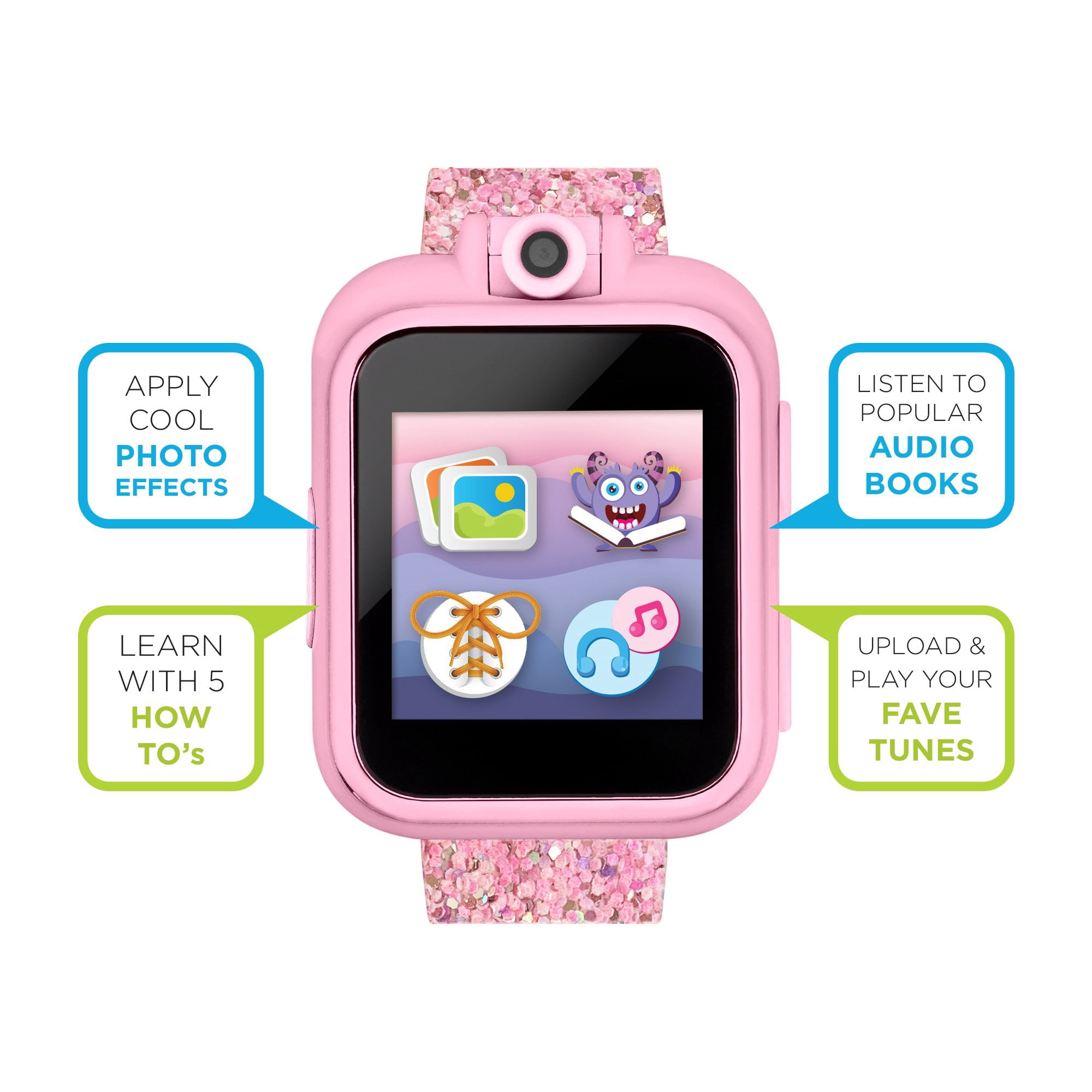 PlayZoom 2 Girls Smartwatch - Pink Glitter