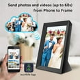 thumbnail image 2 of 8" WiFi Digital Photo Frame with Auto Rotation and Photos/Videos sharing - CPF826, 2 of 7