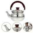 thumbnail image 2 of Stainless Steel Tea Kettle Large Capacity Water Kettle Stovetop Tea Pot Home Office Tea Kettle, 2 of 5