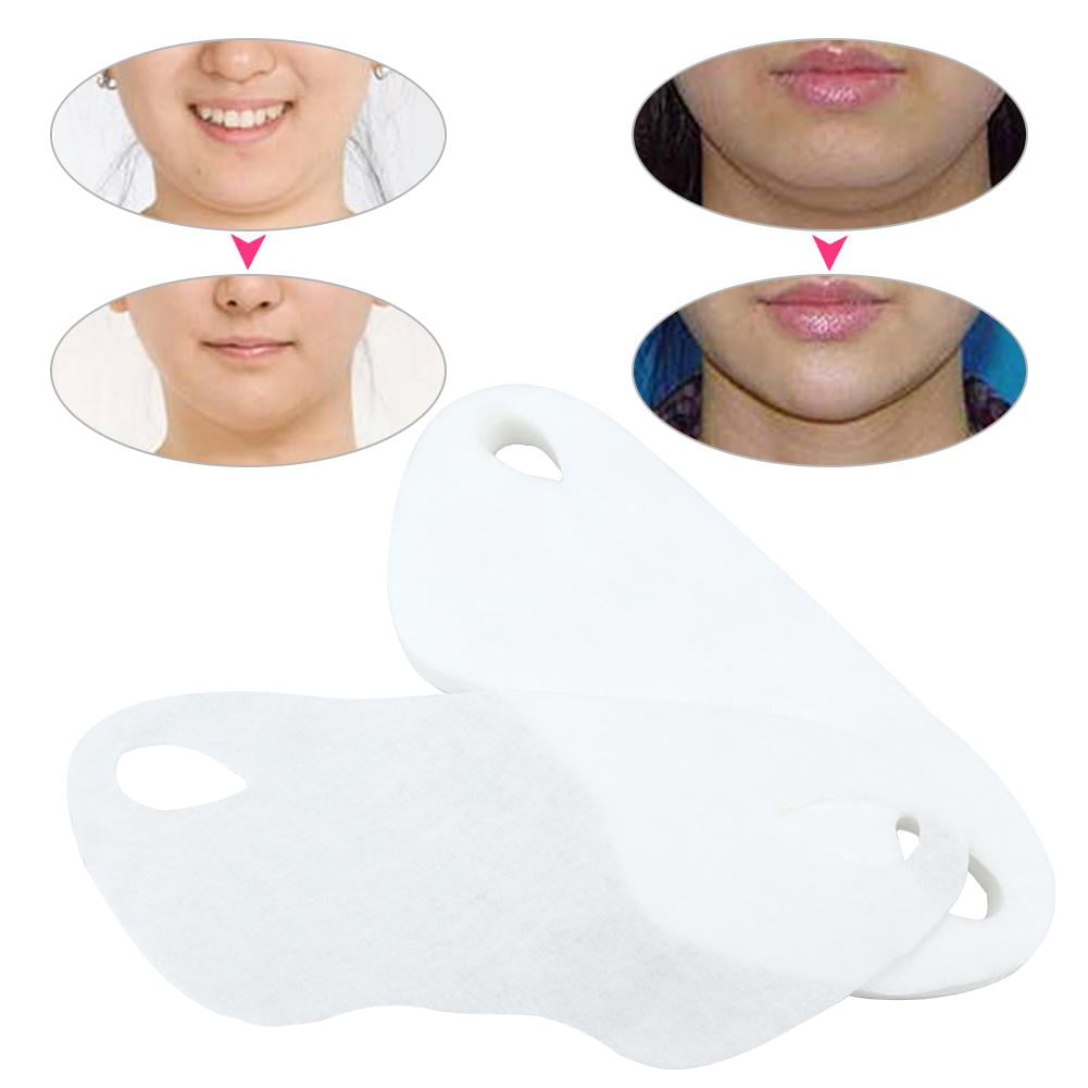 Mgaxyff 20Pcs Face Chin Line Lifting Band Double Chin Removal Patch Firming Mask Tape,Lift Face Patch, Chin Lift Patch