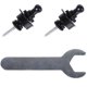 thumbnail image 1 of Juego Cerraduras para Correa Guitarra Botones Metálicos Correa Seguridad Liberación Rápida (negro), 1 of 9