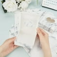 thumbnail image 3 of 18PCS White Gift Box 10cm(4”) Folded Kraft Paper Favor Boxes Marble Texture Pattern with Heart Window Cardboard Jewelry Boxes for Anniversaries Weddings Birthdays DIY, 3 of 5