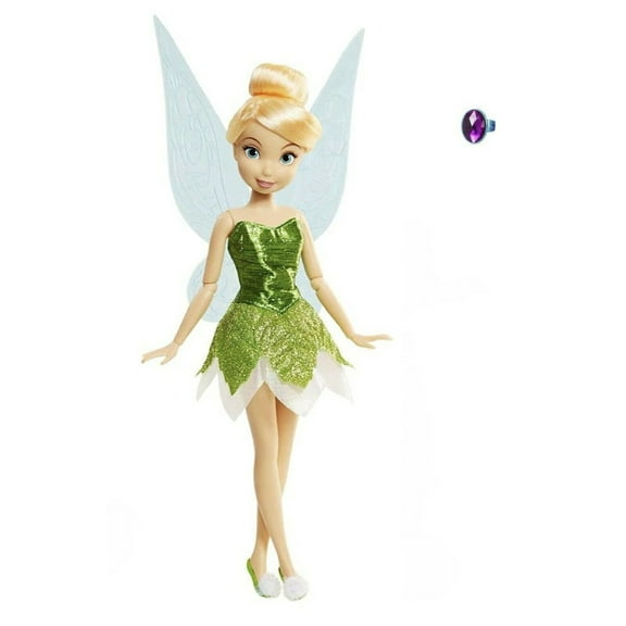 Classic Princess Tinker bell Fairy 11.5” Doll With Ring Figure Rare Holiday Gift New