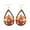 Brown, variant on 2 Pairs Thanksgiving Turkey Dangle Earrings for Women Lightweight Holiday Dangle Earrings Thanksgiving Fall Wooden Earrings