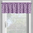 thumbnail image 2 of Ambesonne Purple Valance Pack of 2, Valentine Animal Fun, 54"X12", Lavender Pink Black, 2 of 5