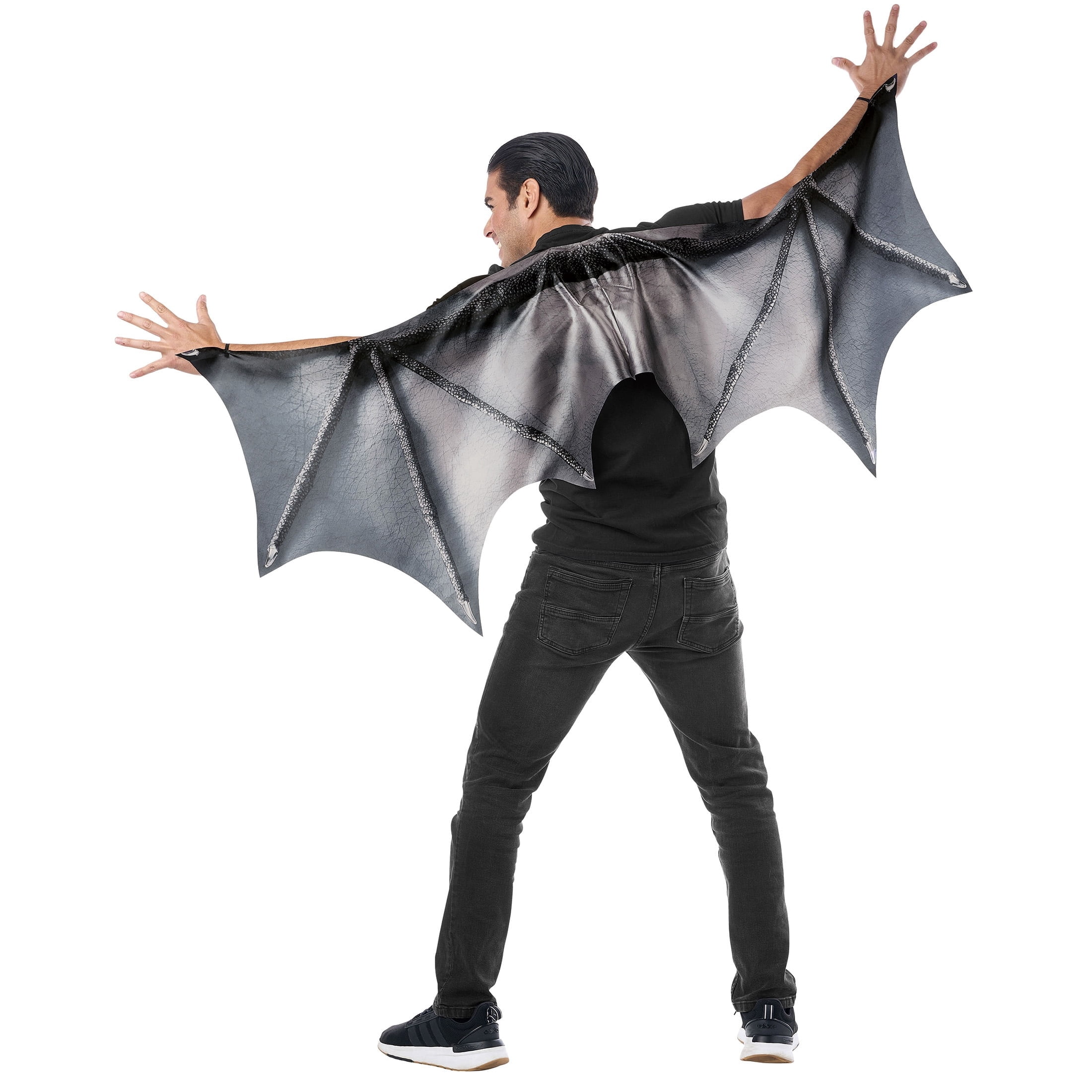 Dragon Wings Costume Accessory for Adults, Black, Halloween by Way To Celebrate