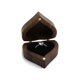 thumbnail image 1 of Caja de madera para anillos de boda en forma de corazón (anillo no incluido), caja para anillos de compromiso Caja para anillos vintage con anillo de boda magnético Caja para anillos de propuesta a j, 1 of 5