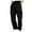 Black, variant on ZZwxWA Men Cargo Pants with Pockets Stretch Drawstring Elastic Waist Sweatpants Tall Regular Fit Pants Tall Joggers Trousers 50% Off Clear