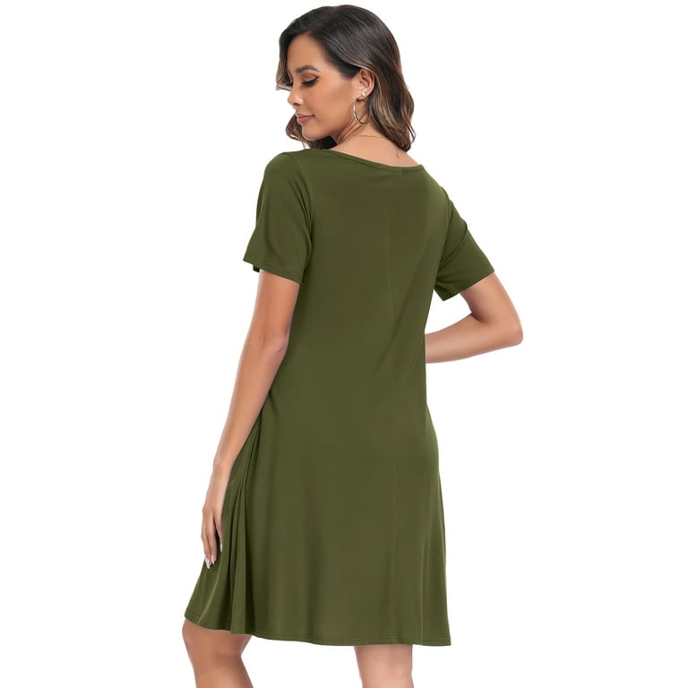 Effortless Elegance Short Sleeve Summer Dress Effortless Elegance Short Sleeve Summer Dress