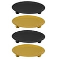 thumbnail image 1 of 4Pcs Iron Plate Candle Holder Decorative Iron Pillar Candle Plate Candle Stand, 1 of 8