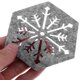 thumbnail image 3 of 4 posavasos navideños con forma de copo de nieve, posavasos para bebidas, posavasos para tazas, decoración para mesa de cena navideña, 3 of 6