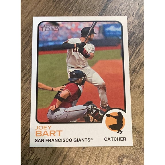 Joey Bart San Francisco Giants MLB 2022 Topps Heritage 559