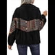 thumbnail image 5 of Chaquetas de Mujer Chaqueta de con Hombros Caídos Negro XL, 5 of 10