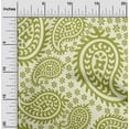thumbnail image 2 of oneOone Viscose Jersey Light Green Fabric Asian Paisley Dress Material Fabric Print Fabric By The Yard 60 Inch Wide, 2 of 4