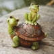 thumbnail image 1 of Lindos adornos de rana y tortuga para jardín dibujos animados creativos para jardín exterior (estatua), 1 of 7