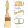 thumbnail image 3 of Natural Boar Bristle Pastry & Basting Brush - Non-Shedding, Food-Grade & Heat-Resistant Kitchen Tool for Cooking, Baking, Butter, Egg Wash, Oil, Sauce, Marinade & Cleaning Coffee Grinders, 3 of 4