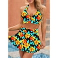 thumbnail image 4 of Tankini Bathing Suits for Women Halter Plus Size Two Piece Swimsuits Sets, 4 of 5