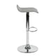 thumbnail image 3 of Taburete de bar Ajustable FurnitureR Juego de 2 sillas altura Ajustable gris Moderno, 3 of 6