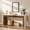 White+Brown, variant on Finmind 70.9" Farmhouse Long Console Table, Wood Sofa Table Behind Couch for Hallway, Black