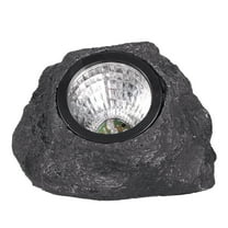 Solar Rock Lights Outdoor, Solar Spotlights Outdoor Waterproof Super Bright Rock Light,Outdoor Landscaping Spotlights, Landscape Rocks for Decks Yard Pathway Walkway Patio Lawn Clearance
