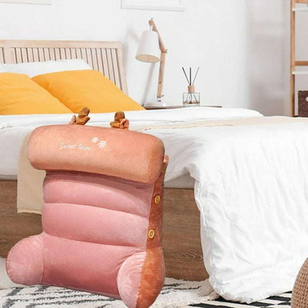 Cojin Cama Respaldo Almohada De Lectura Para Cama Soporte Lumbar