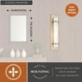 thumbnail image 4 of Vilo 1 Light Brass Bathroom Wall Fixture, 4 of 8