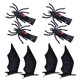 thumbnail image 1 of 4 pares de pinzas para el pelo de Halloween, pinzas para el pelo de araña, accesorios para el pelo para niños, 1 of 7