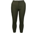 thumbnail image 3 of Womens Slim Fit High Waist Stretch Long Pants Pencil Trousers, 3 of 4
