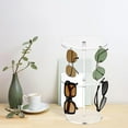 thumbnail image 2 of RENACLIPY Clear Acrylic Sunglass Holder with 360° Rotating Stand for Stylish Glasses Storage and Organization Display, 2 of 8