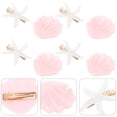 thumbnail image 3 of 8 Pcs Accessoires pour Cheveux Sirène Pinces Crocodiles Pinces à Cheveux Stélleroïdes Pinces à Cheveux Coquille de Perle, 3 of 8