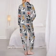 thumbnail image 6 of Wukai Dog Print Women's Pajama Set - Soft Long Sleeve Sleepwear for Comfort and Style-XX-Large, 6 of 9