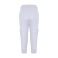 thumbnail image 4 of Capri Pants for Women 2026 High Wasit Cargo Leggings Lightweight Spring Casual Stretch Pants Cropped Trousers Ladies Comfy Plus Size 2026 Trendy Outfits Lightweight Cute Fashion Dressy Clothes, 4 of 7