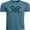 Steel Blue Heather, variant on VORTEX Adult Male Core Logo T-Shirt, Color: Military Heather, Size: XL
