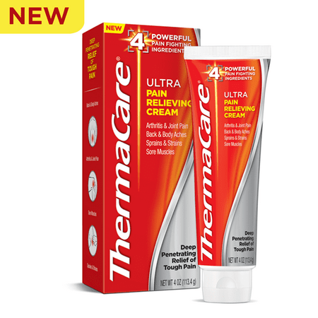 ThermaCare Ultra Pain Relieving Cream (2.5 Ounce), Quick Absorbing Formula, Fast Pain Relief, Arthritis & Joint Pain, Back & Body Aches, Sprains & Strains, Sore