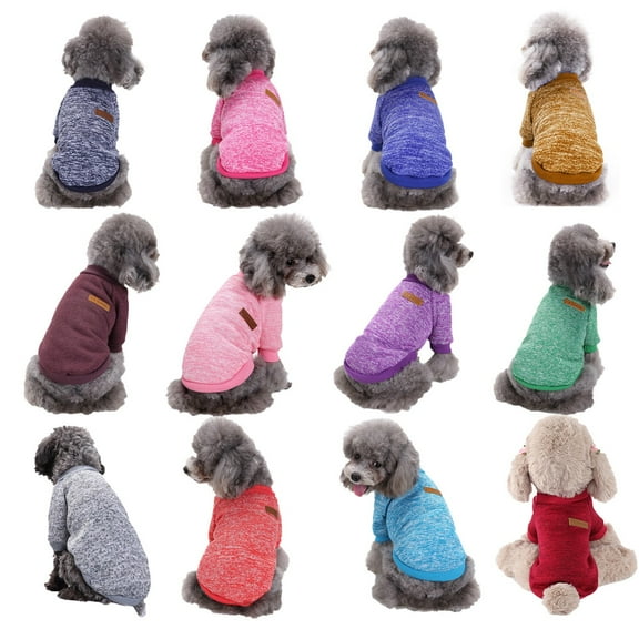 Pet Dogs Clothing Set - Essential Dog Outfits for Small Medium Breeds - Simple Versatile Wear for Indoor Comfort & Quick Outings