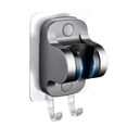 thumbnail image 1 of No-punch Shower Head Bracket With Hook Adjustable Shower Base Holder, 1 of 9