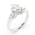 thumbnail image 2 of Eloya Jewel 1.7 Ct Marquise Cut Engagement Solitaire Ring for her - 3 Stone Wedding Band for Women - Moissanite in 14K White Gold Plated - Perfect Anniversary Ring for Women's, 2 of 3